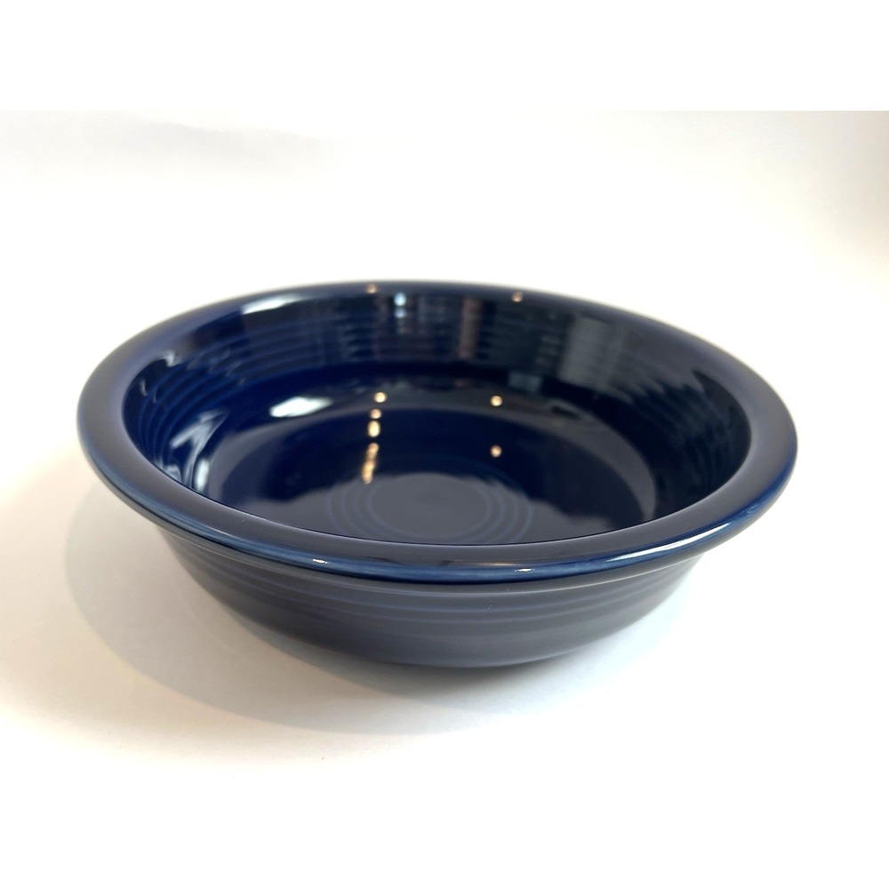 Fiesta Classic Rim 6 7/8 Inch Cereal Bowl 19 oz Cobalt HLC Homer Laughlin USA